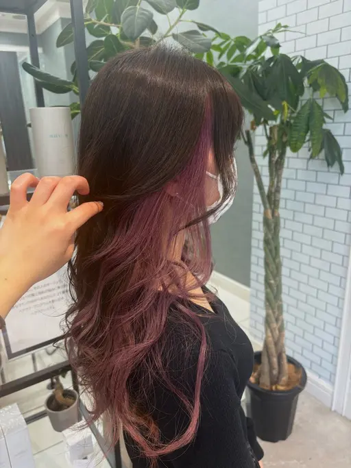 【💜平日限定💜】インナーカラー