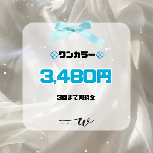❄️ミニモ限定❄️ワンカラー【3回まで同料金】💠初回オフ込