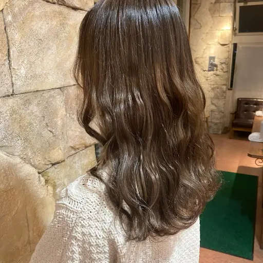 🩶白髪ぼかしハイライト🩶オンカラー込み✨白髪染め使いませんのでダメージでにくい、白髪出始めの方とくにオススメです！