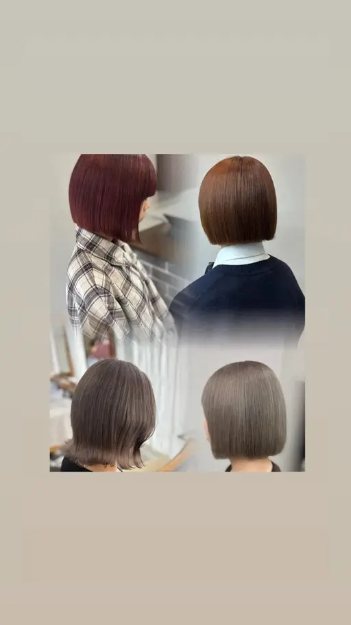 【水曜日、金曜日限定メニュー】似合わせボブスタイル✨小顔効果抜群✨#ミニボブ#切りっぱなしボブ#丸みボブ#タッセルボブ