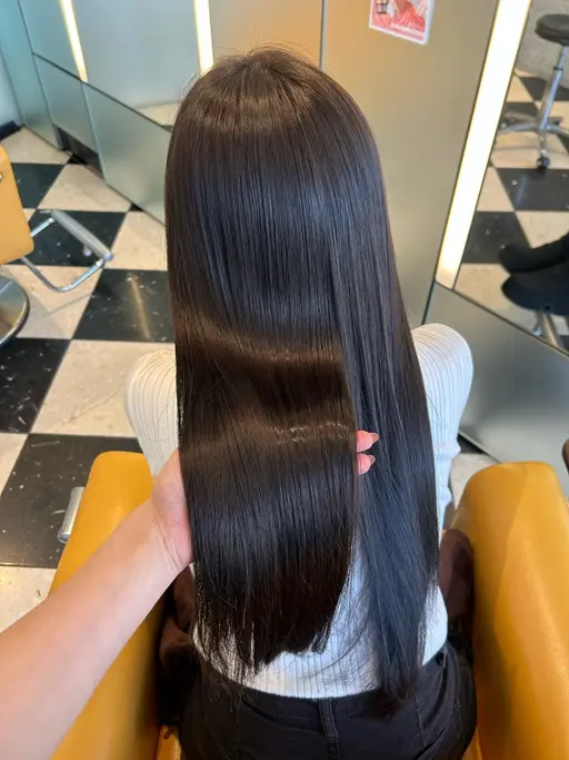 カット＋ストレートパーマ＋トリートメント🤎