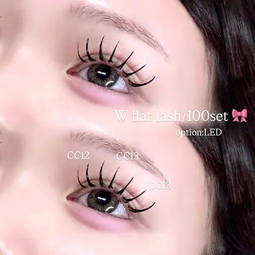 【迷ったらこれ💗】フラットラッシュ120本(束感仕上げ)本数変更🆗