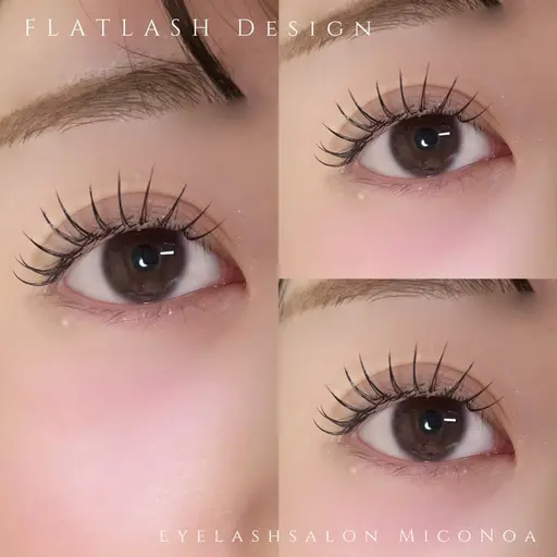【人気No.1】ふわ軽フラットラッシュ120本｜ナチュ盛れeye
