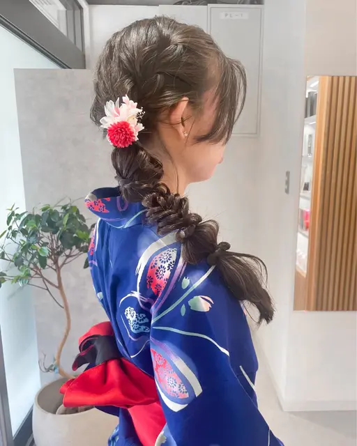 【浴衣スタイル🏮】着付け＆ヘアセットアレンジ