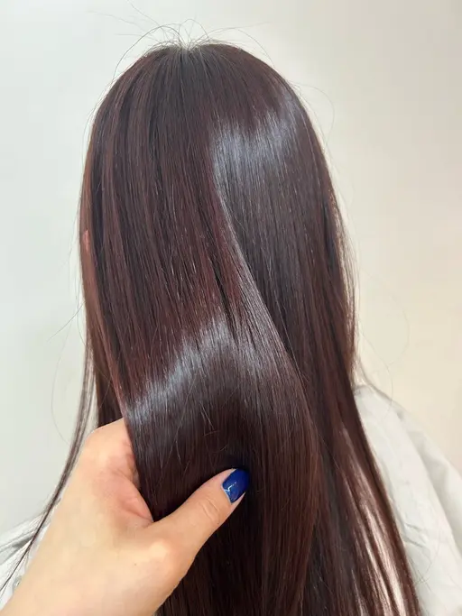 【乾燥ダメージケア】カット＋髪質改善カラー＋りんご幹細胞トリートメント¥13500