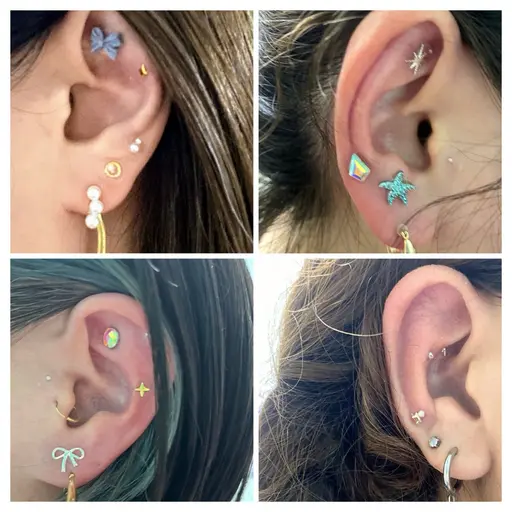 何回でも利用OK❇️大人気❇️耳ツボジュエリー💎10粒💎2400円今なら2粒お土産付き💎効果抜群耳ツボマッサージ付