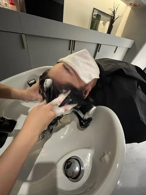 【メンテナンス＆リフレッシュ】頭浸浴♨+カット+眠れる極上ヘッドスパ（15分）+システムトリートメント