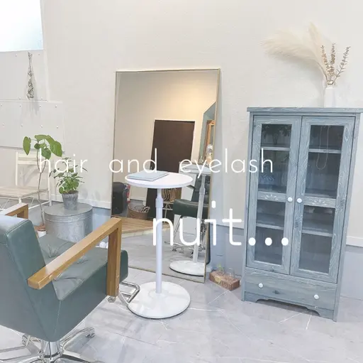 hair and eyelash nuit...