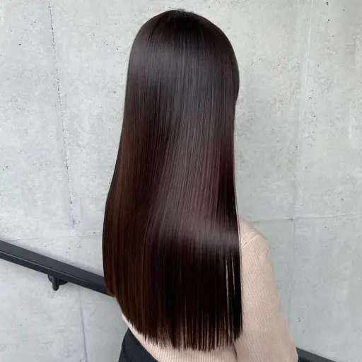 【癖の悩みを解決】艶サラストレート+ケアトリートメント+メンテナンスカット