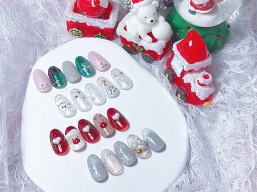 - ̗̀📢期間限定🎄.*クリスマスデザインコース🎅💗