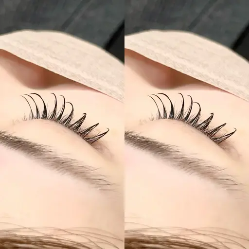 【11/6限定】《マツエク》フラットラッシュ100-120本（オフ込み）