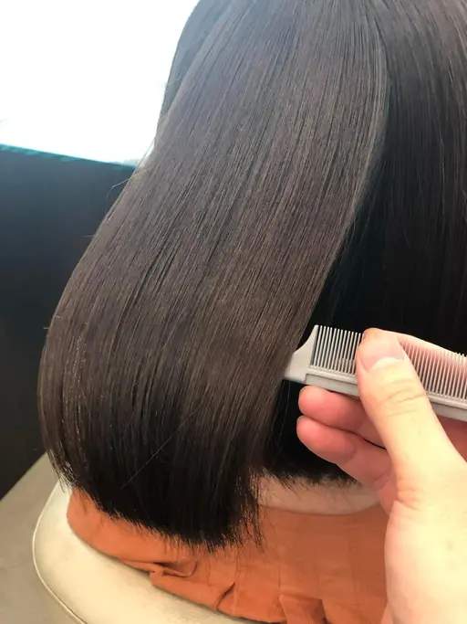 ⭐️【ダメージレスオイルカラー使用】オイルカラー&毛先カット✂️艶コース