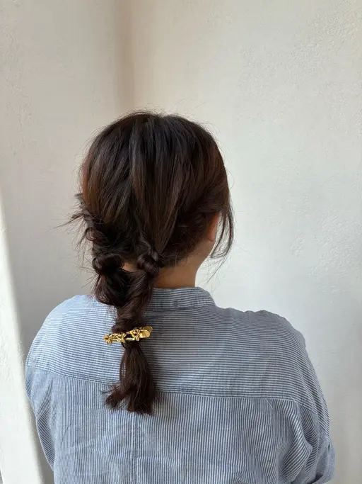 プチアレンジ(ت )✨️お出かけ前にちょっとした30分でできるラフなarrange(*´︶`)