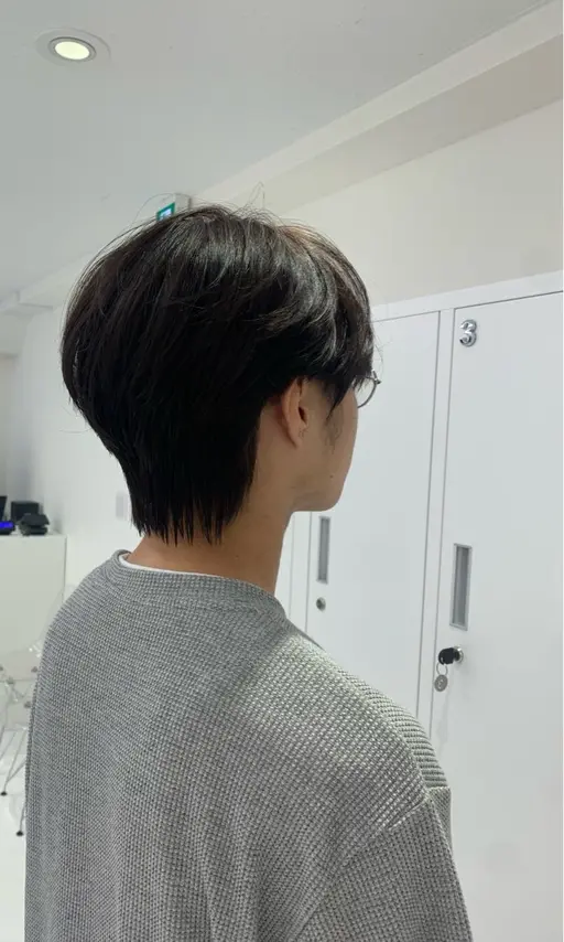 メンズカット+シャンプー、ブロー
