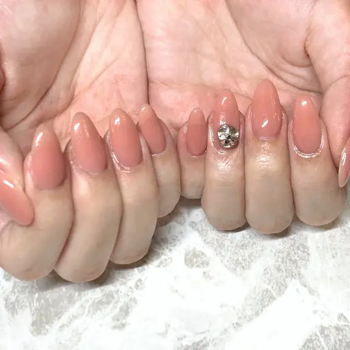 ワンカラー、ハンドネイル(2色まで可)💅※オフ込み