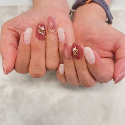 【人気No.1⭐️】ハンドオフ有り🌹定額デザイン（120分）横浜関内桜木町🫧パラジェル変更+¥1100
