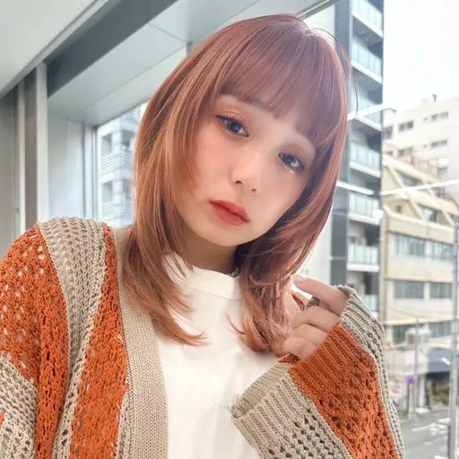 【水・木曜日限定】ブリーチなしで作るミルクティーベージュ×ハッシュカット