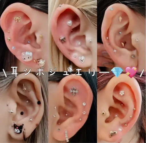耳ツボジュエリー💖💎《 両耳10粒まで ‎》