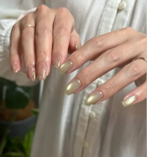 オフ込み2色ワンカラー(画像と同じデザイン:マグネット&フラッシュ)練習モデル・:*