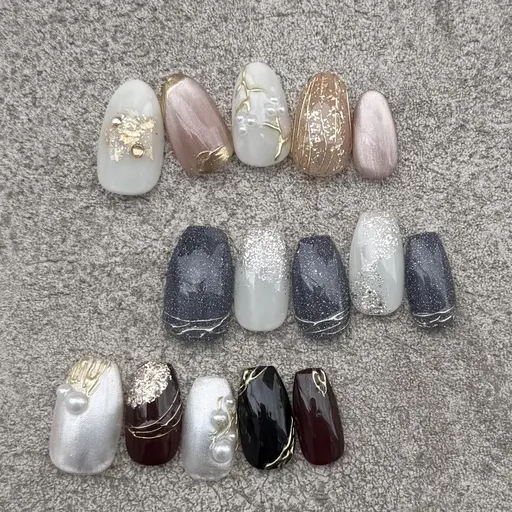 オフなし【期間限定】3種のハンド定額デザイン🍒🫧