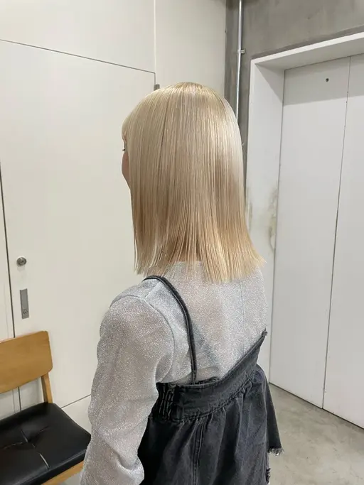 ✨ダブルカラー＋トリートメント✨ ハイトーン リタッチ ケアブリーチ ハイライト インナーカラー