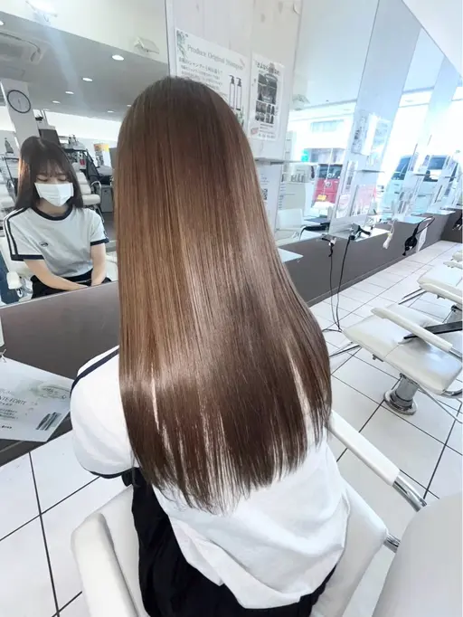 ✨縮毛矯正✨まっすぐすぎない自然な仕上がり