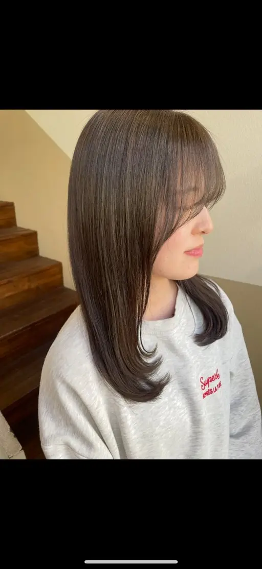 【人気No,1クーポン】✂️小顔カット ×🎨透明感ワンカラー×✨Aujuaトリートメント