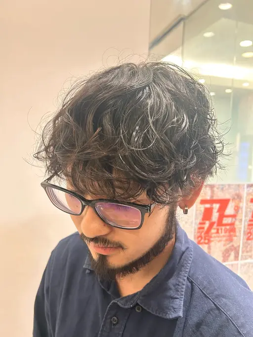 【🙋‍♂️男性限定🙋‍♂️】今人気の【波巻き風パーマ】➕【クレンジング付き】