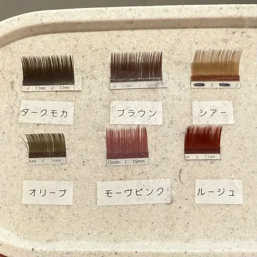 ブラウンフラットラッシュ140本までつけ放題