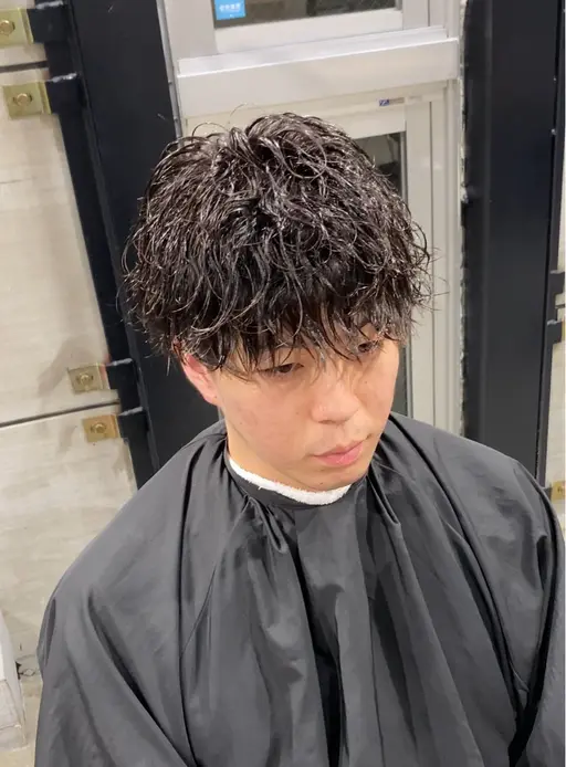 メンズ限定　パーソナルパーマ