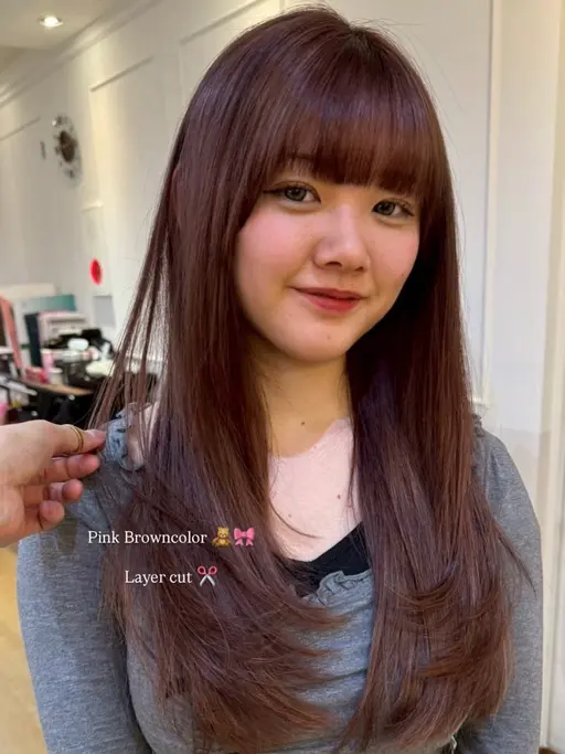 ⭐《 平日限定 》🫧レイヤーカット╋透明感カラー╋艶トリートメント🧴