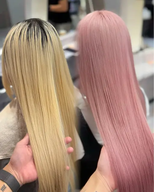 「ミニモ学割」【綺麗なハイトーン継続したい方】根元ブリーチ＋カラー＋トリートメント✨