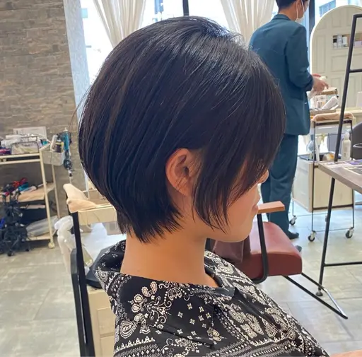 カットモデル✄﻿【レディースショート】Aujuaシャンプートリートメント使用🧴🫧