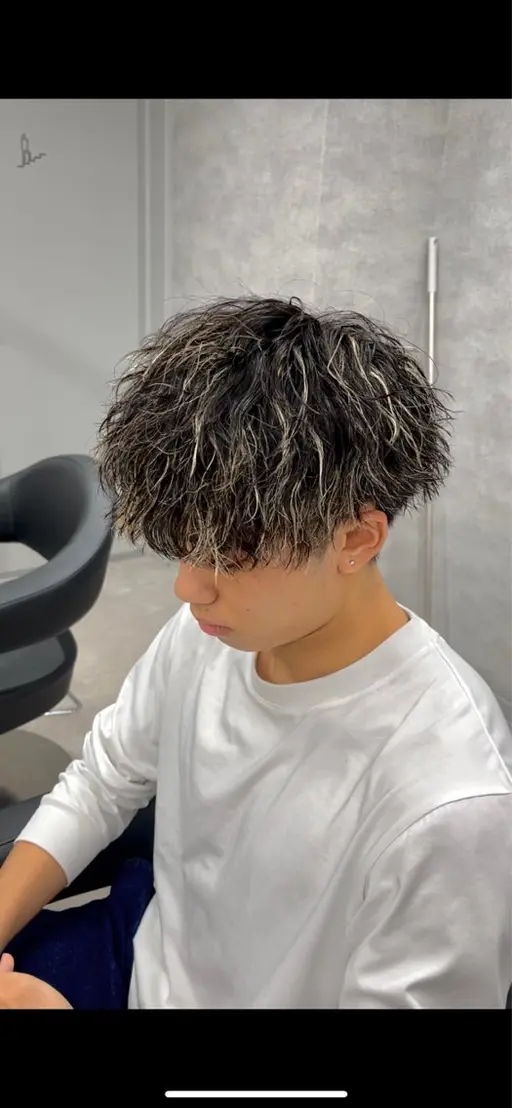 🛹当日予約OK🛹カット+ハイライト+パーマ🔥  【ツイスパ】【波巻き】【スパイラルパーマ】【ニュアンスパーマ】