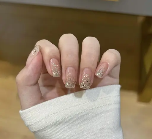 ハンドネイル💅ラメグラ コース1980