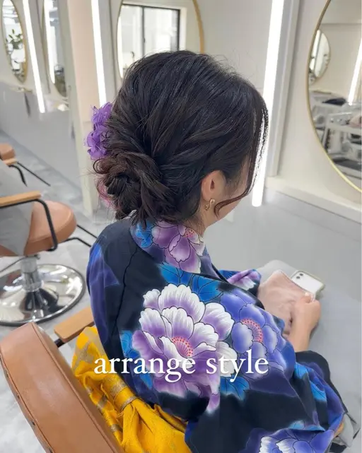 🏮👘夏祭り特別メニュー🙋‍♀️👘🏮浴衣用ヘアセット