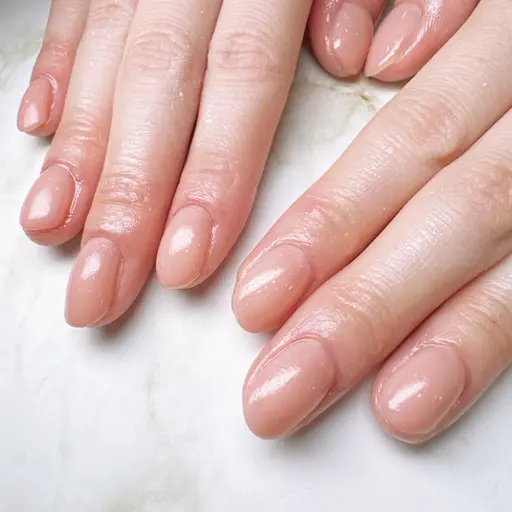 爪周りまで艶々に/ネイルケア＋ワンカラー　　※必ず補足説明をご確認ください