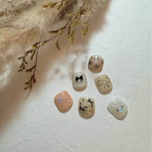 【ご新規】Jr.Nailist｜Foot ｜オフあり🌼親指アート