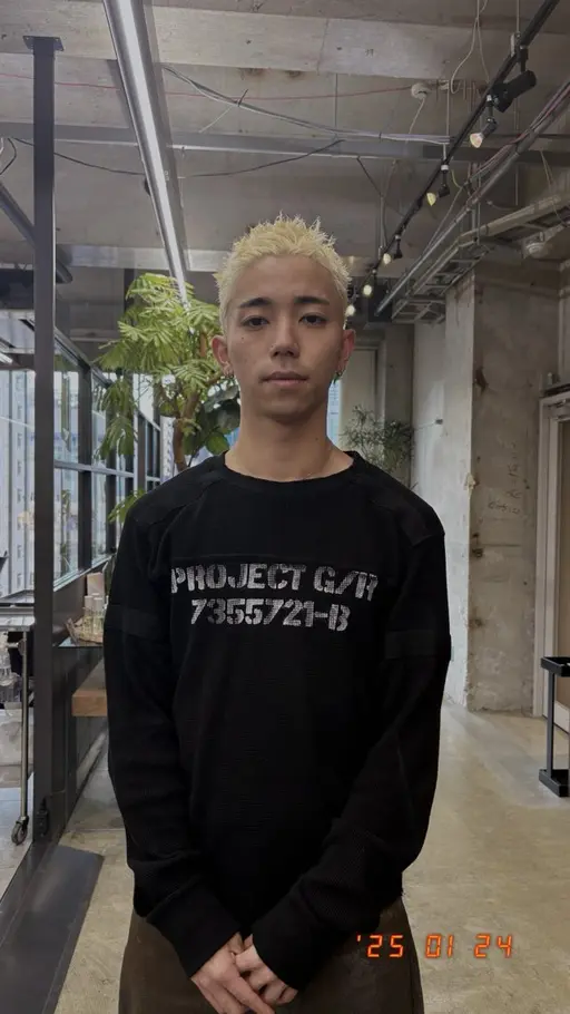 【U24】ミニモ学割メニュー🌱［メンズカット+ブリーチ+カラー］