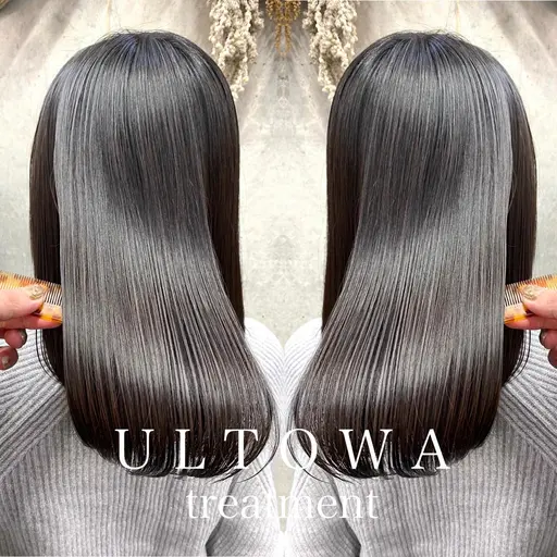 ❣️カット&縮毛矯正&髪質改善❣️艶々になりたい方オススメです♡ダメージレスの薬剤使用と水素トリートメントもついてます！