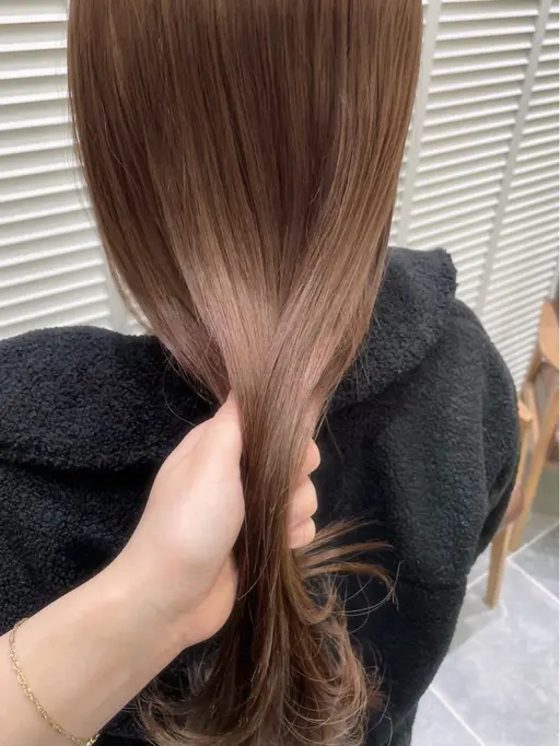 “人気”7月限定❣️艶感ワンカラー➕ライトトリートメント