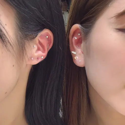 耳つぼジュエリー💎お試しコース 【両耳3粒 ジュエリー付】¥1650