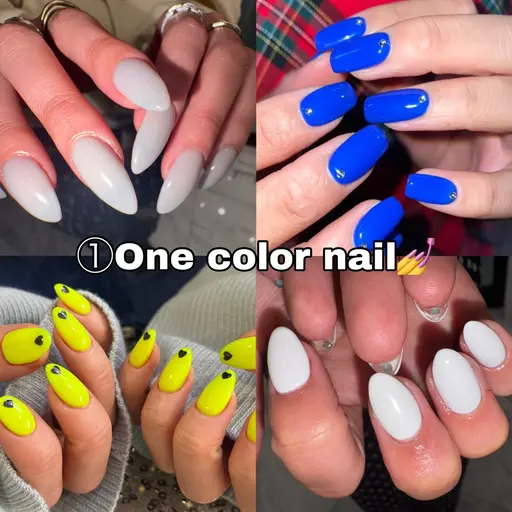 ①【オフ無し】ネイルワンカラー💅