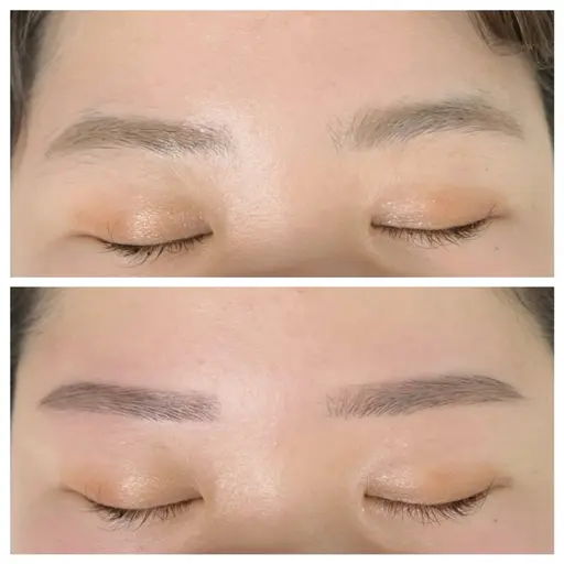 【垢抜け眉✨】眉毛WAX+骨格デザイン+メイク仕上げ🌿