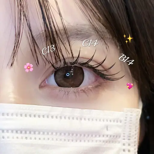 ミニモSALE限定🍰🤍​〜​Flat Lash​〜​140本までつけ放題[オフ・アイシャンプー・美容液コーティング剤付き]