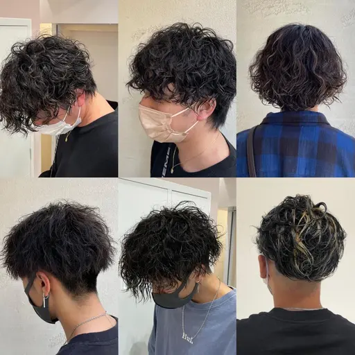 【メンズ限定】カット＋デザインパーマ＋ヘッドスパ