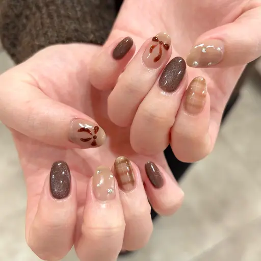 12月8日ご新規様限定🎀ニュアンス持ち込みデザイン＋hacoオイルプレゼント🧁オフ有