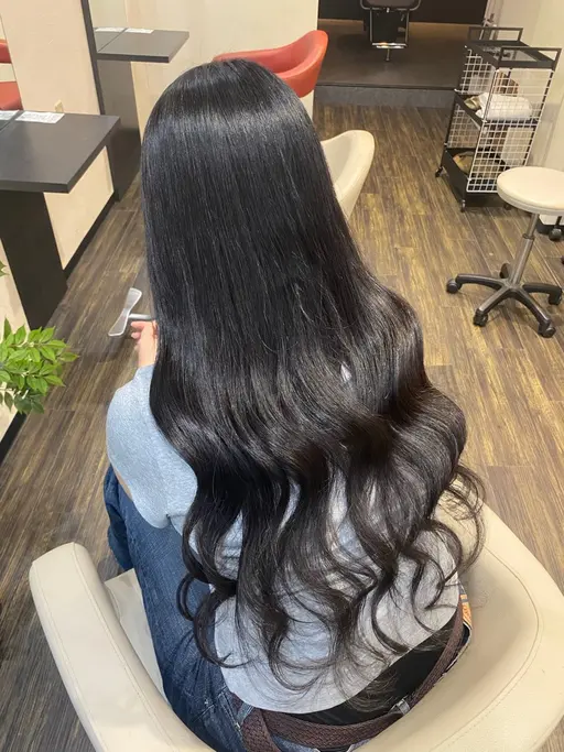 【✨minimo限定✨】艶カラー+整えカット✂️+髪質育成トリートメント(超音波付き❗️）