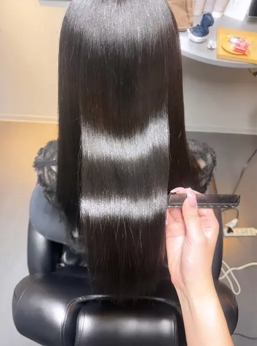 髪質改善艶カラー✨️