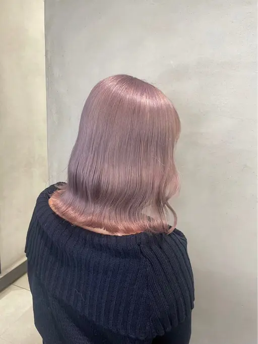 【ロング料金込み】🎀ケアブリーチ➕高発色カラー🎀